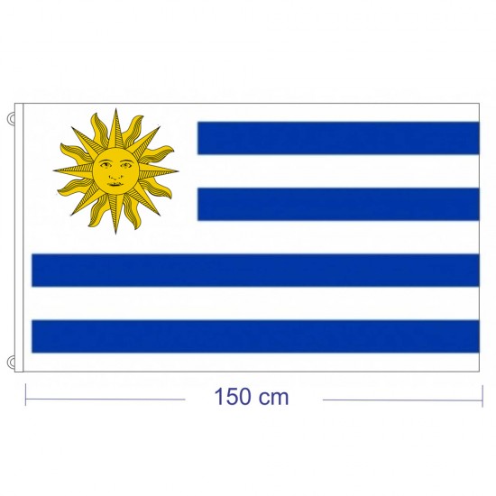 Bandera Poliester 150 Uruguay Bandera Poliester 150 Uruguay