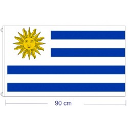 Bandera Poliester 90 Uruguay