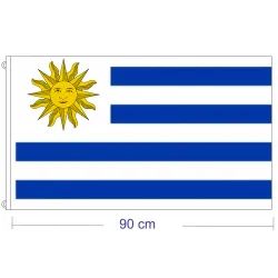 Bandera Poliester 90 Uruguay