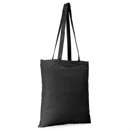 Bolsa de algodon YU169 38x42cm Negro