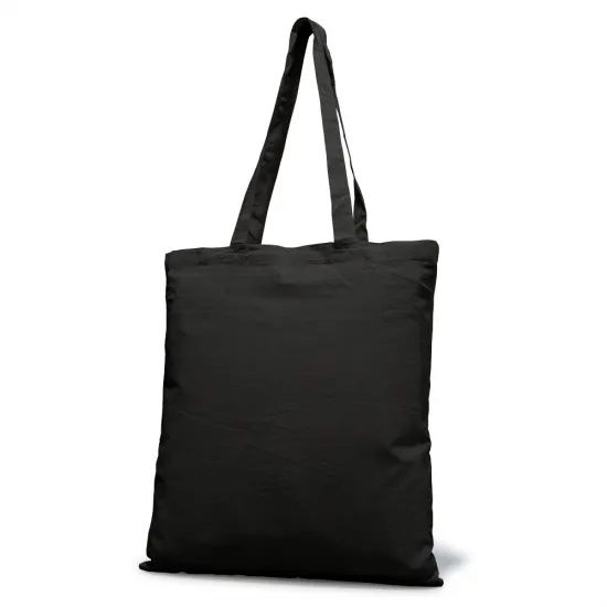 Bolsa de algodon YU169 38x42cm Negro
