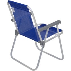 Silla Alta Bel Aluminio Lazy Azul Marino