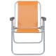 Silla Alta Bel Aluminio Lazy Naranja