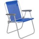 Silla Alta Bel Aluminio Lazy Azul Francia