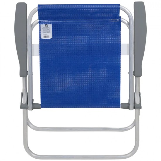 Silla Alta Bel Aluminio Lazy Azul Francia