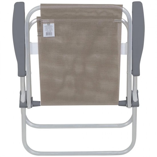 Silla Alta Bel Aluminio Lazy Beige