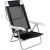 Silla Reclinable Bel Aluminio 6 Pos. Negro