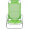 Silla Reclinable Bel Aluminio 6 Pos. Verde