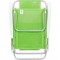 Silla Reclinable Bel Aluminio 6 Pos. Verde