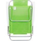 Silla Reclinable Bel Aluminio 6 Pos. Verde