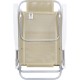 Silla Reclinable Bel Aluminio 6 Pos. Beige