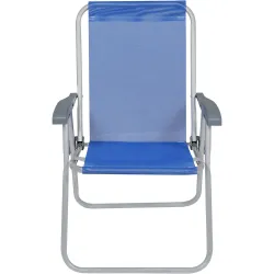 Silla Alta Bel Aluminio Comfort Azul Francia