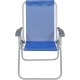 Silla Alta Bel Aluminio Comfort Azul Francia