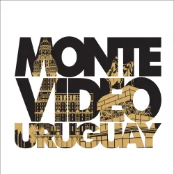 Camiseta Montevideo Blanca Dorado