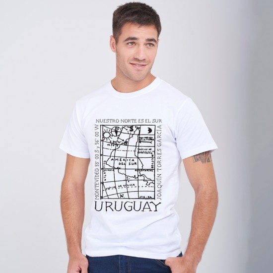 Camiseta Mapa Nuevo Blanca