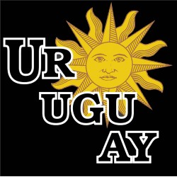 Camiseta Uruguay Sol Negra