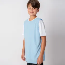 Chaleco Entrenamiento Niño celeste
