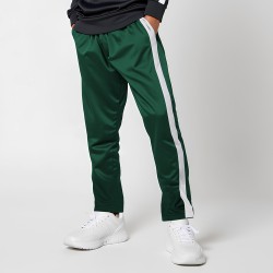 Pantalon Deportivo Niu00f1o Verde/Blanco