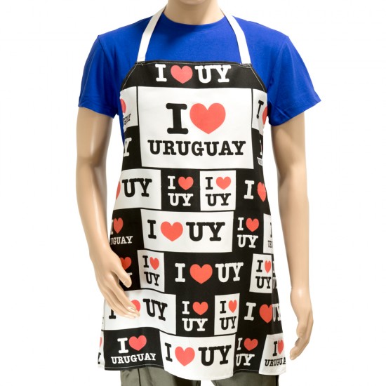Delantal I Love Uruguay Delantal I Love Uruguay