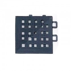 Esquinero Piso Felpudo Encastrable Negro