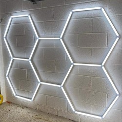 Luz Led Hexagonal Panel 2,38x1,65m