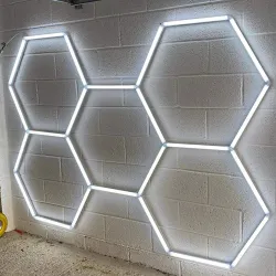 Luz Led Hexagonal Panel 2,38x1,65m