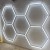 Luz Led Hexagonal Panel 2,38x1,65m