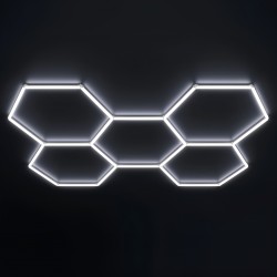 Luz Led Hexagonal Panel 2,38x1,65m