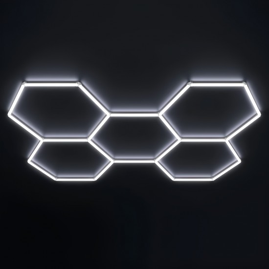 Luz Led Hexagonal Panel 2,38x1,65m