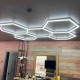 Luz Led Hexagonal Panel 2,38x1,65m