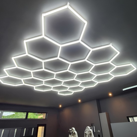 Luz Led Hexagonal Panel 2,38x1,65m