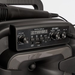 PARLANTE SUPER BASS GY802 38x25x21cm