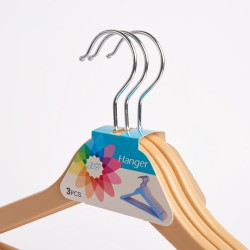 Perchas Plasticas x3 NUV11 Amarillo