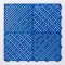 Piso Plástico Encastrable 40x40cm Azul