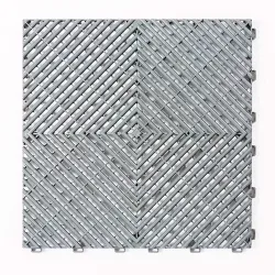 Piso Plástico Encastrable 40x40cm Gris