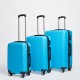 Set Valijas Abs 20" 24" 28" Celeste Set Valijas Abs 20" 24" 28" Celeste