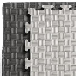 Tatami 100x100x2cms. Negro/Gris