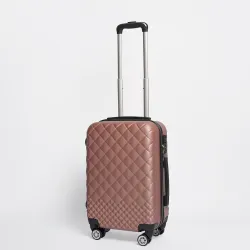 Set Valijas Abs 20" 24" 28" Rosa Sepia