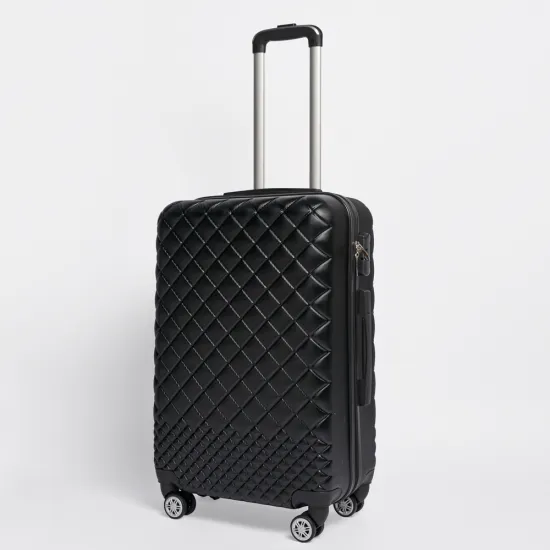 Set Valijas Abs 20" 24" 28" Negro