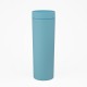 Vaso Plastico 500ml con Sorbito Azul / Cel.