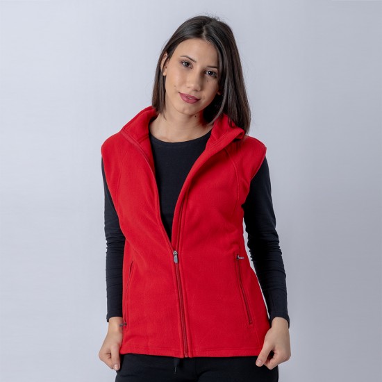 Chaleco Polar Dama SW Rojo