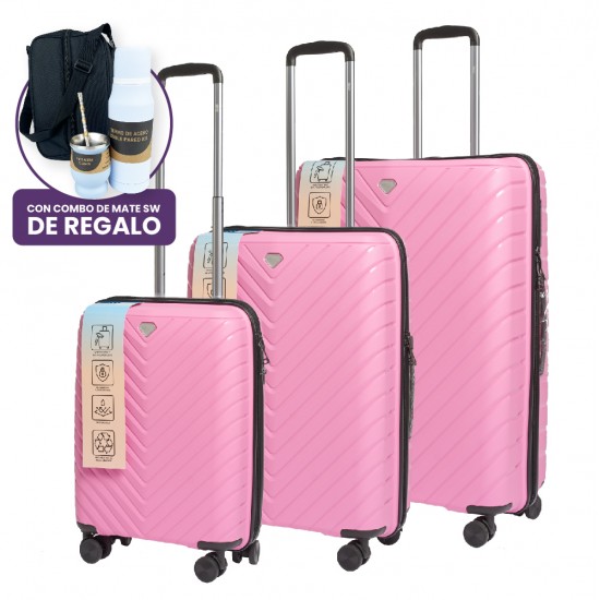 Set Valijas Premium Rosado