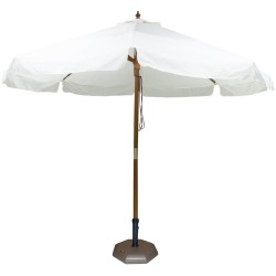 Sombrillón Hardwood Blanco 3 mts