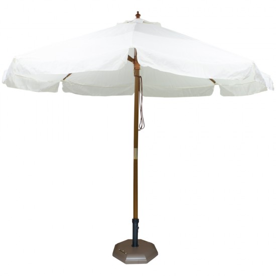 Sombrillón Hardwood Blanco 3 mts Sombrillón Hardwood Blanco 3 mts