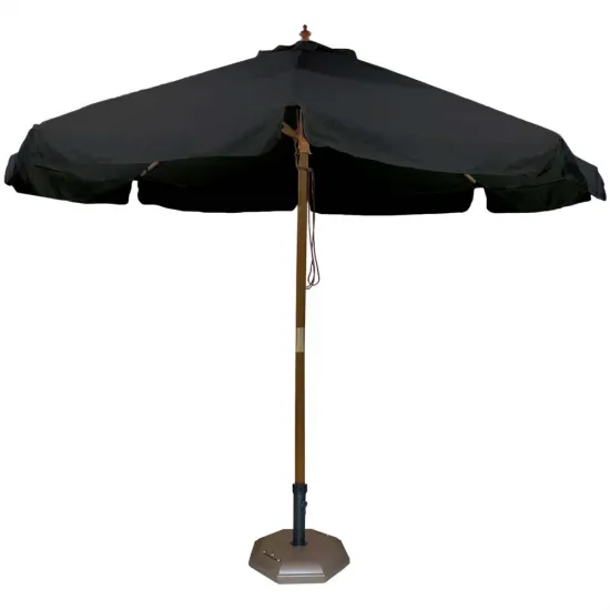 Sombrillón Hardwood Negro 3 mts Sombrillón Hardwood Negro 3 mts
