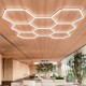 Luz Led Hexagonal Panel 2,45x2,40m