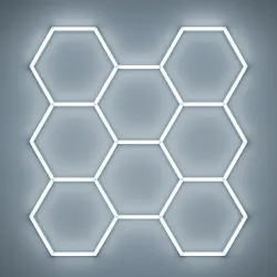 Luz Led Hexagonal Panel 2,45x2,40m