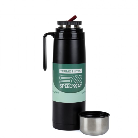 Termo SW Clasico de Acero 1L Negro Termo SW Clasico de Acero 1L Negro