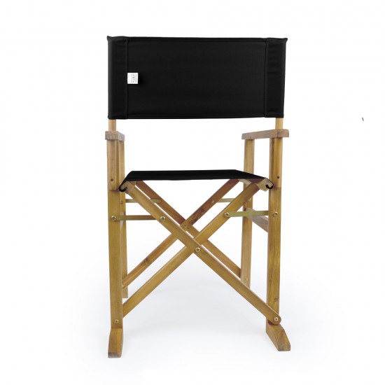 Silla Director Negra Juego x2