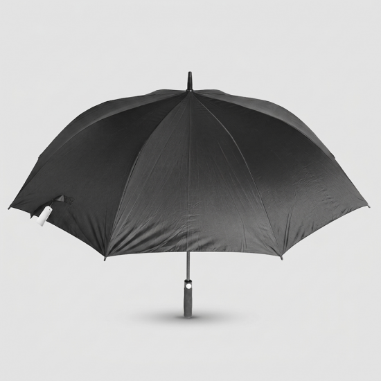 Paraguas Largo Golf UV Negro